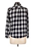 Le Lis 100% Rayon Plaid Black Long Sleeve Button-Down Shirt Size L - photo 2