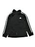 Adidas 100% Polyester Black Track Jacket Size 6 - photo 1