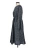 Shein 100% Polyester Polka Dots Gray Casual Dress Size S - photo 5