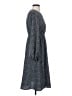 Shein 100% Polyester Polka Dots Gray Casual Dress Size S - photo 4