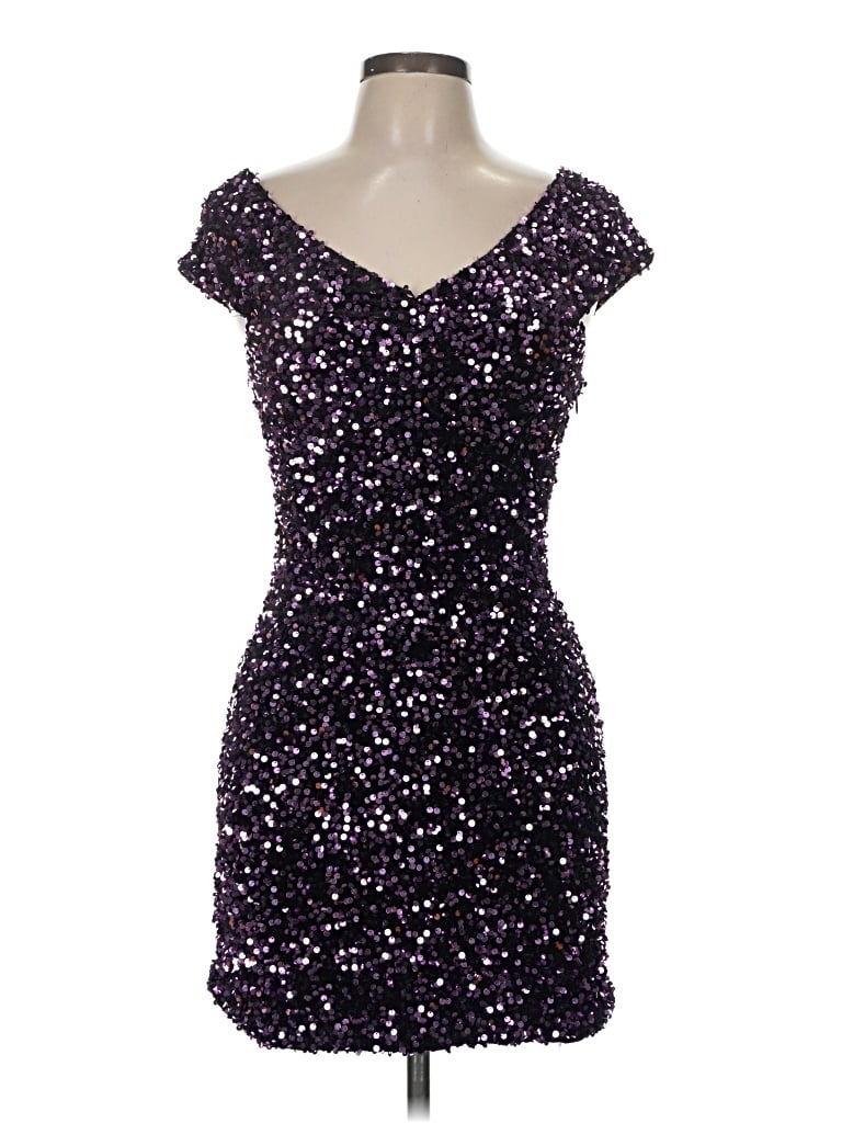 Pre-owned Astr Cocktail Dress In Purple