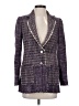 Rebecca Taylor Tweed Purple Blazer Size 0 - photo 1