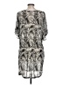 H&M 100% Polyester Silver Poncho Size L - photo 2