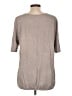 Ulla Popken Graphic Gray Short Sleeve Blouse Size 12 - 14 - photo 2