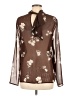 Le Lis Brown Long Sleeve Blouse Size M - photo 2