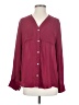 Rose + Olive 100% Polyester Burgundy Long Sleeve Blouse Size S - photo 1