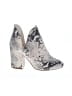 Comfort Animal Print Gray White Ankle Boots Size 7 - photo 1