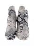 Comfort Animal Print Gray White Ankle Boots Size 7 - photo 2