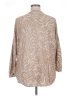 Chaps Animal Print Tan Pullover Sweater Size 1X - photo 2
