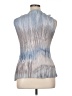 Cj Banks 100% Polyester Blue Sleeveless Blouse Size 1X - photo 2