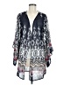 Assorted Brands 100% Polyester Blue Cardigan Size M - photo 1