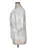 Angela Mara Silver 3/4 Sleeve Blouse Size XL - photo 5