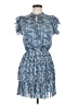 Reset 100% Polyester Tweed Blue Cocktail Dress Size M - photo 1