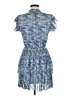 Reset 100% Polyester Tweed Blue Cocktail Dress Size M - photo 2