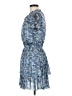 Reset 100% Polyester Tweed Blue Cocktail Dress Size M - photo 5