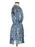 Reset 100% Polyester Tweed Blue Cocktail Dress Size M - photo 4