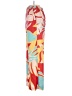 Alex Marie 100% Polyester Tropical Red Casual Pants Size XS - photo 5