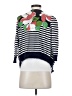 Moth 100% Cotton Black Blue Cardigan Size XS - photo 2