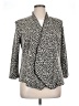 Notations Animal Print Ivory Blazer Size XL - photo 1