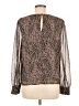 Evereve Brown Long Sleeve Blouse Size M - photo 2