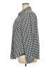 Torrid 100% Polyester Houndstooth Silver Long Sleeve Blouse Size 2X Plus (2) - photo 5