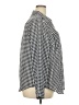 Torrid 100% Polyester Houndstooth Silver Long Sleeve Blouse Size 2X Plus (2) - photo 4