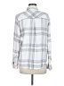 Rails 100% Rayon Plaid Gray Long Sleeve Button-Down Shirt Size M - photo 2