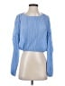 Gianni Bini 100% Polyester Blue Long Sleeve Blouse Size S - photo 1