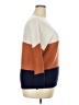 Evolution by Cyrus Color Block Orange Pullover Sweater Size XXL - photo 4