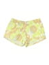 Adidas 100% Polyester Floral Yellow Shorts Size XL - photo 1