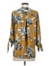 West Kei 100% Polyester Gold 3/4 Sleeve Blouse Size S - photo 2