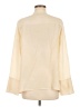 Point Sur Color Block Ivory Long Sleeve Blouse Size M - photo 2