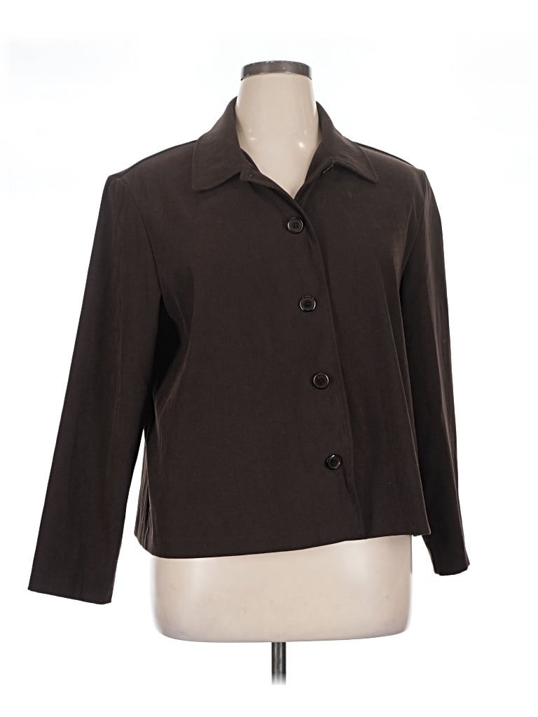 Pre-owned Briggs New York Blazer Jacket In Brown