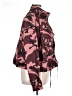 Shein Curve 100% Polyester Print Burgundy Jacket Size 18 Plus (3) - photo 4