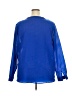 Erika 100% Polyester Blue 3/4 Sleeve Blouse Size 2X - photo 2