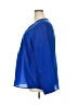 Erika 100% Polyester Blue 3/4 Sleeve Blouse Size 2X - photo 5