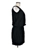 Max Studio Solid Black Casual Dress Size M - photo 4