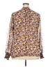 Torrid Floral Brown Long Sleeve Blouse Size 2X Plus (2) - photo 2