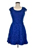 Candie's Blue Casual Dress Size M - photo 1