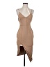 About Us Solid Tan Cocktail Dress Size S - photo 1