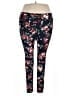 Nina Leonard Floral Blue Casual Pants Size XL - photo 1