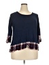 Westport Blue 3/4 Sleeve Top Size 2X - photo 1
