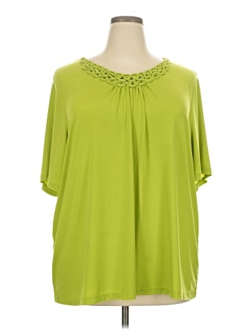 Maggie Barnes for Catherines Short Sleeve Blouse (view 1)