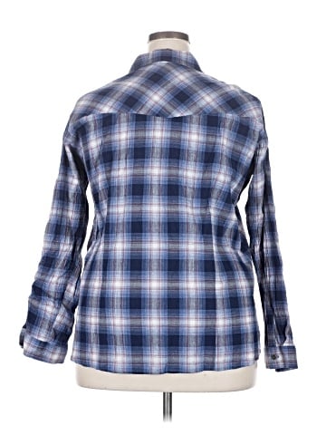 DressBarn Long Sleeve Button-Down Shirt (view 2)