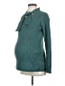 Mamalicious Teal Pullover Sweater Size S - photo 1