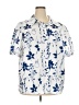 Shein Curve Floral Blue Short Sleeve Blouse Size 20 Plus (4) - photo 1