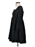 EXLURA Solid Black Casual Dress Size XS - photo 5