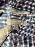 Nordstrom 100% Cotton Checkered-gingham Blue Long Sleeve Button-Down Shirt Size 8 - photo 3