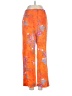 Eric New York Print Orange Casual Pants Size 4 - photo 1