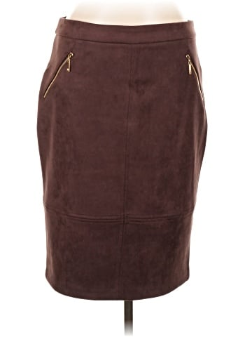 Ivanka Trump Faux Leather Skirt (view 1)